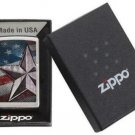 Patriotic Retro Flag Star Zippo Lighter FREE U.S. SHIPPING