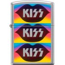 KISS-Rock Band Brushed Chrome Finish Zippo Lighter, Full Size FREE U.S. SHIPPING