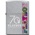 Playboy-70th Anniversary Zippo Lighter, Street Chrome Finish FREE U.S. SHIPPING Playboy-70th Anniversary Zippo Lighter, Street Chrome Finish FREE U.S. SHIPPING