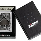 Gorgeous Ace Of Spades Emblem Zippo Lighter Free U.S. Shipping Gorgeous Ace Of Spades Emblem Zippo Lighter Free U.S. Shipping