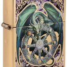 Anne Stokes-Dragon High Polish Brass Fusion Zippo Lighter FREE U.S. SHIPPING Anne Stokes-Dragon High Polish Brass Fusion Zippo Lighter FREE U.S. SHIPPING