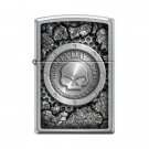 Sharp Harley Davidson Skull Zippo Lighter FREE U.S Shipping