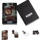 Cool Multisided Nautical Compass Zippo Lighter Free U.S Shipping