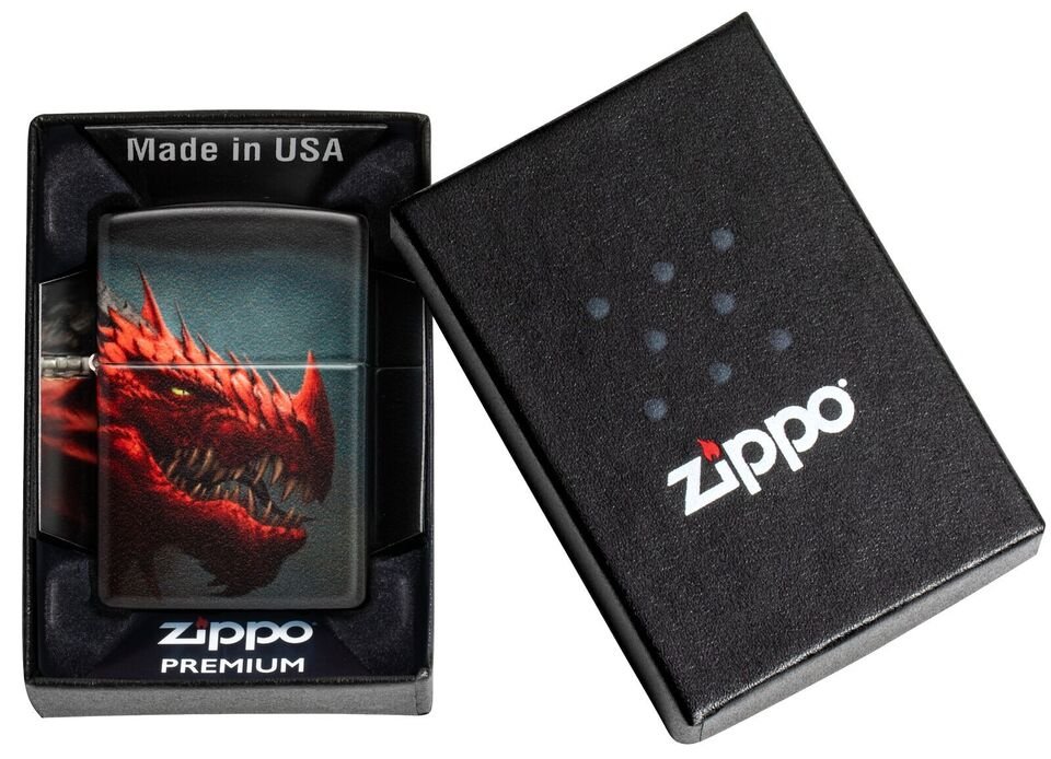 Cool Multi Sided Dragon Zippo Lighter  Free U.S. Shipping