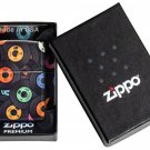 Cool Multi Sided Retro Records Zippo Lighter Free U.S. Shipping