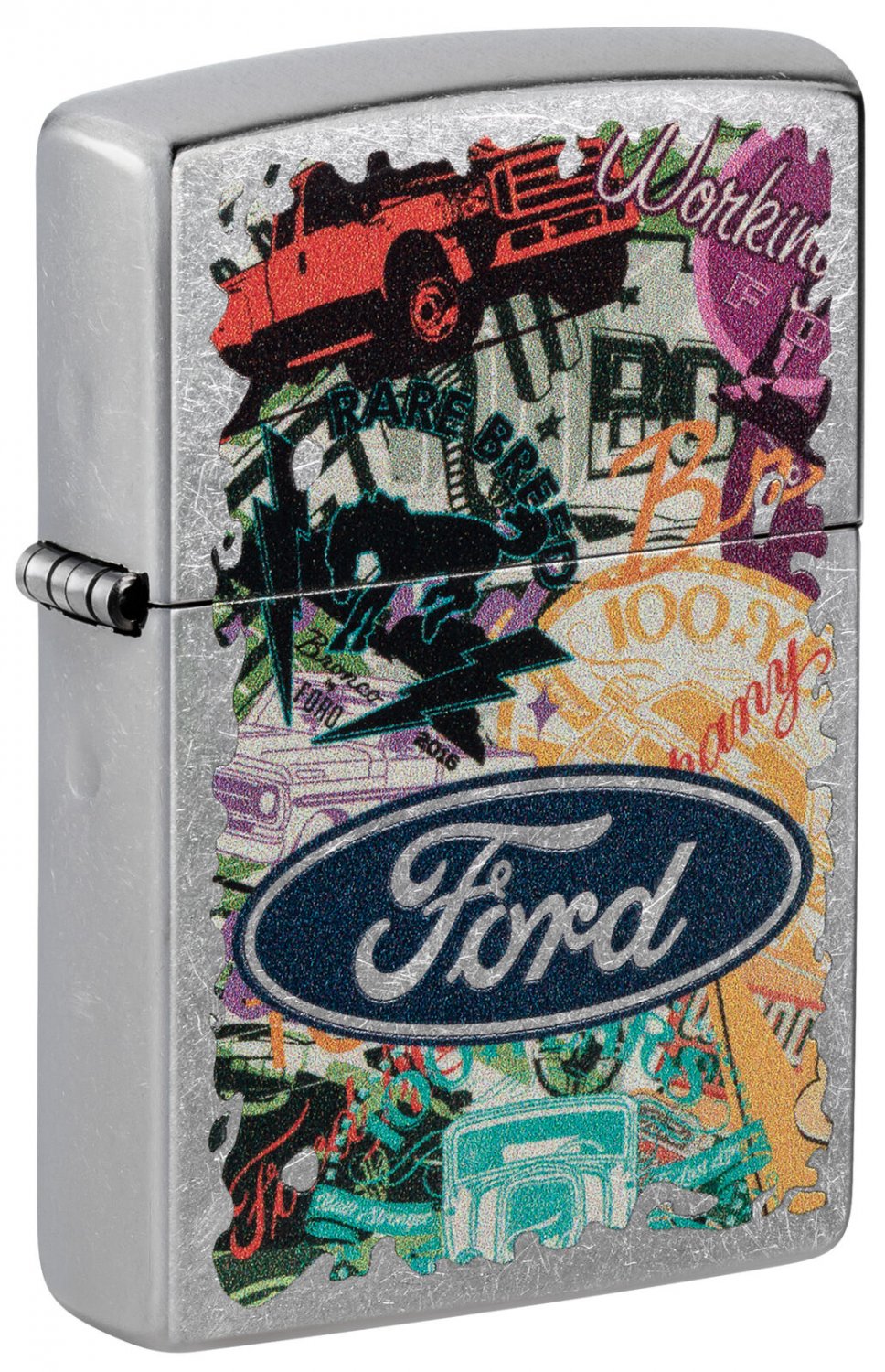 Sharp Ford Collages Zippo Lighter Free U.S. Shipping