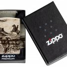 Cool Multi Sided Western Scene ZIPPO LIGHTER Free U.S. Shipping