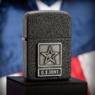 Army Pewter Emblem Zippo Lighter   Free U.S.Shipping