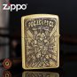 Armor Brass Joker Poker Face Zippo Lighter