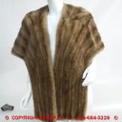 Vtg 50's CHIC Glam BLONDE MINK Stole FUR WRAP Coat WOW