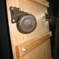 New Solid Oak USA Hand Made Mechanic Automotive Garage Creeper w Iron Casters