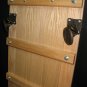 New Solid Oak USA Hand Made Mechanic Automotive Garage Creeper w Iron Casters