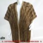 Vtg 60's CHIC Glam BLONDE MINK Stole FUR WRAP Coat WOW M/L