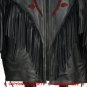Fringe Genuine Leather Ladies Coat Thinsulate Lining 10 biker jacket