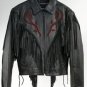 Fringe Genuine Leather Ladies Coat Thinsulate Lining 10 biker jacket