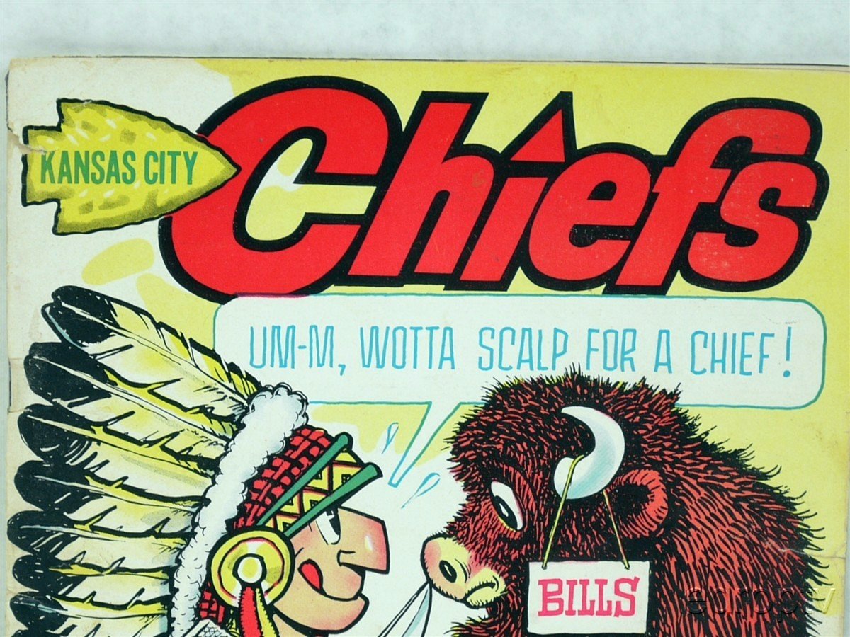 1963 Kansas City Chiefs vs. Buffalo Bills Official Football Program
