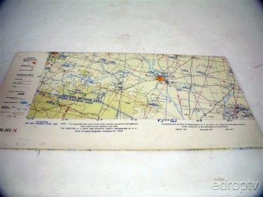 Large 1950's Aeronautical Wall Maps Charts CONUS