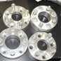 4 Billet Aluminum Wheel Spacers Adapter 2-2" 2-1" 4 on 4.5" w/locking lugs