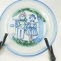 MA Hadley 13" Man and woman plate (Mint Condition)
