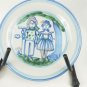 MA Hadley 13" Man and woman plate (Mint Condition)