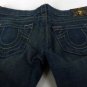 New Women's True Religion Carrie Bugsy Gold Flare Jeans27 WASK75F75 29w 36i 7r