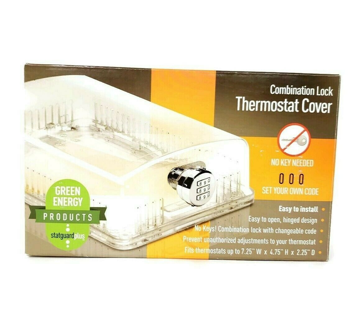 STATGUARDPLUS Thermostat Guard with Changeable Code Combination Lock