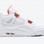 Men's Women's Air Jordan 4 Retro Orange Metallic CT8527 118
