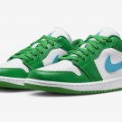 Men's Women's Air Jordan 1 Low Lucky Green DC0774 304