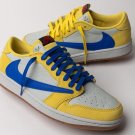 Men's Women's Travis Scott x Air Jordan 1 Retro Low OG SP Canary DZ4137 700