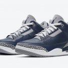 Men's Women's Air Jordan 3 Retro Georgetown Midnight Navy CT8532 401