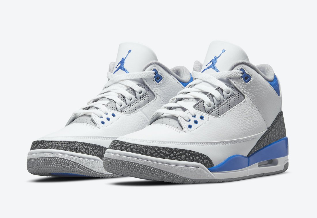 Men's Women's Air Jordan 3 Retro Racer Blue CT8532 145