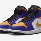 Men's Women's Air Jordan 1 Mid Lakers DQ8426 517
