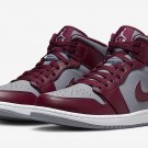 Men's Women's Air Jordan 1 Mid Cherrywood Red DQ8426 615