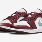 Men's Women's Air Jordan 1 Low Cherrywood Red 553558 615