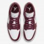 Men's Women's Air Jordan 1 Low Cherrywood Red 553558 615