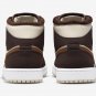 Men's Women's Air Jordan 1 Mid SE Cream Dark Chocolate DO6699 200