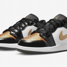 Men's Women's Air Jordan 1 Low SE GS Gold Toe DR6970 071