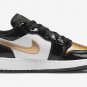 Men's Women's Air Jordan 1 Low SE GS Gold Toe DR6970 071