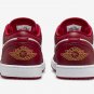 Men's Women's Air Jordan 1 Low Cardinal Red 553558 607