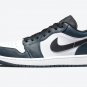 Men's Women's Air Jordan 1 Low Dark Teal 553558 411