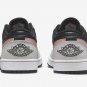 Men's Women's Air Jordan 1 Low Grey Fog Bleached Coral 553558 062