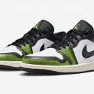 Men's Women's Air Jordan 1 Low SE Wear-Away - Electric Green DN3705 003
