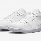 Men's Women's Air Jordan 1 Low Triple White 2022 553558 136