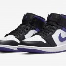 Men's Women's Air Jordan 1 Mid Dark Iris 554724 095