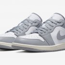 Men's Women's Air Jordan 1 Low Vintage Grey 553558 053
