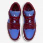Men's Women's Air Jordan 1 Low Deep Red Blue DC0774 604