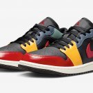 Men's Women's Air Jordan 1 Low SE Black Multi-Color DN3739 060