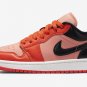 Men's Women's Air Jordan 1 Low SE Rush Orange Black DM3379 600