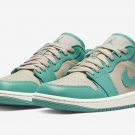 Men's Women's Air Jordan 1 Low Tropical Teal Sandy Beige DC0774 131