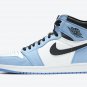 Men's Women's Air Jordan 1 Retro High OG University Blue 555088 134